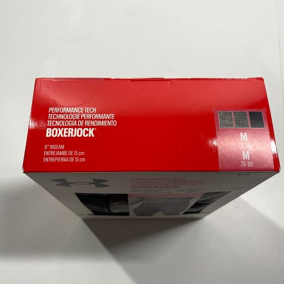 NWT Under Armour UA Performance Tech 6" Boxerjock Boxer Briefs - 3 Pack - Picture 3 of 3
